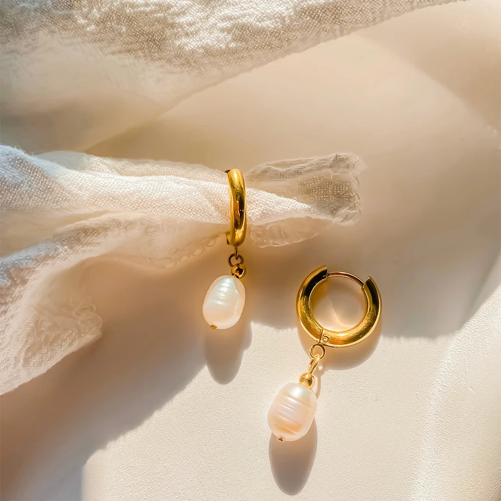 Dámske perlové náušnice Selene